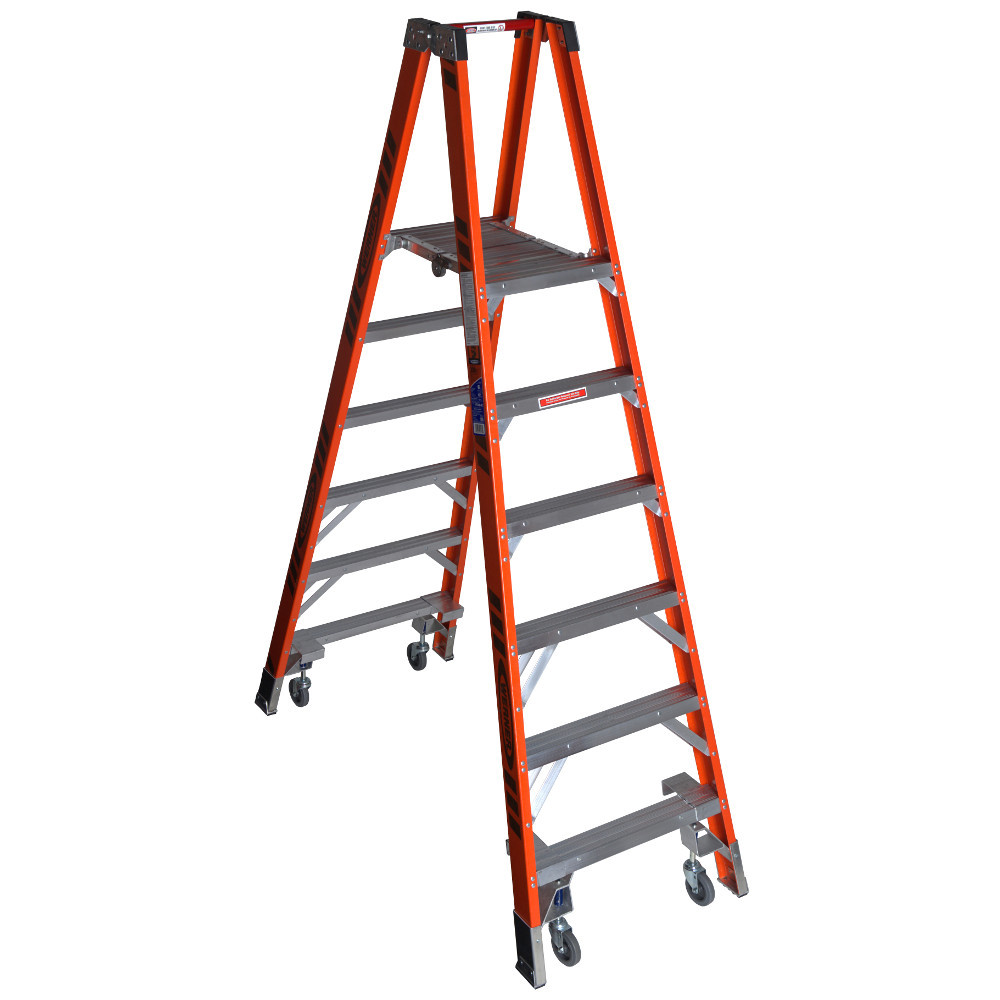 Werner PT7400-4C Series" Stockr's" Ladder with CASTERS 300 lb Rated Werner PT7400-4C Series" Stockr's" Ladder with CASTERS 300 lb Rated
