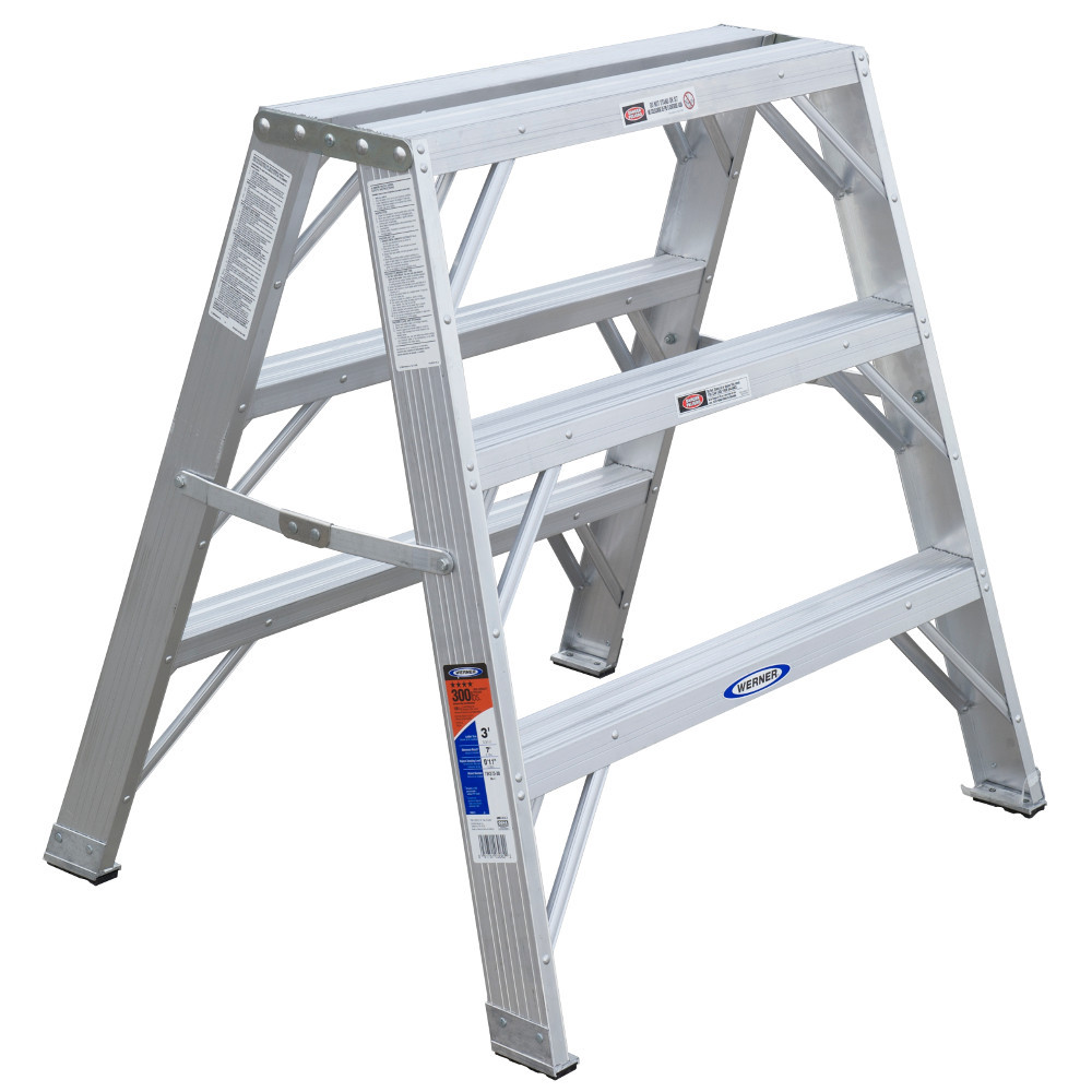 Werner TW370 Series Aluminum Work Platform 300 lb Rating Werner TW370 Series Aluminum Work Platform 300 lb Rating