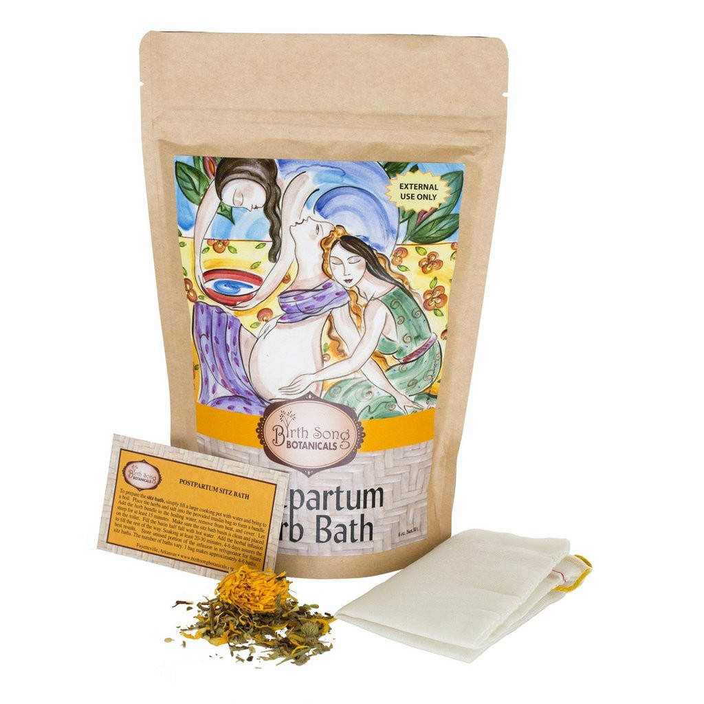 Postpartum Herb Bath by Birth Song Botanicals In His Hands Birth Supply