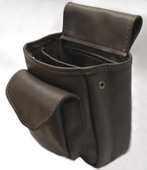 Leather Shotgun Shell Pouch Deluxe - Brown Leather Shotgun Shell Pouch Deluxe - Brown