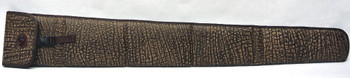 Cape Buffalo Hide Padded Shotgun Sleeve / Slip - Brown Cape Buffalo Hide Padded Shotgun Sleeve / Slip - Brown