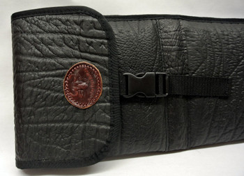 Cape Buffalo Hide Padded Shotgun Sleeve / Slip - Black Cape Buffalo Hide Padded Shotgun Sleeve / Slip - Black
