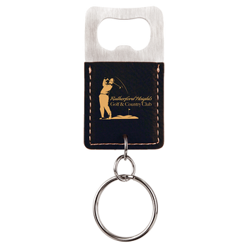 Black Bottle Opener Keychain with Custom Laser Engraving Black Bottle Opener Keychain with Custom Laser Engraving