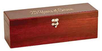 Engraved Rosewood Finish Wine Box Engraved Rosewood Finish Wine Box
