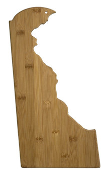 Delaware Shaped Bamboo Cutting Board 16.5" Delaware Shaped Bamboo Cutting Board 16.5"