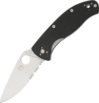 Personalized Spyderco Tenacious Black Folding Pocket Knife Personalized Spyderco Tenacious Black Folding Pocket Knife