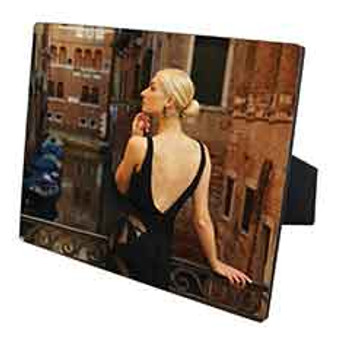 8" x 10" Chromaluxe Flat Top Photo Panel with Easel 8" x 10" Chromaluxe Flat Top Photo Panel with Easel