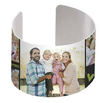 6.5" x 1.75" Semi-Gloss White UniSub Sublimatable Cuff Bracelet 6.5" x 1.75" Semi-Gloss White UniSub Sublimatable Cuff Bracelet