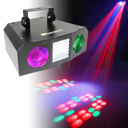 Beamz Uranus LED DJ Effect Light with Strobe