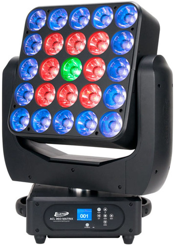 Crane RGBW 4in1 cree LED 5x5 15W Matrix beam moving head Prog Function (Text, alphabet, Numbers)