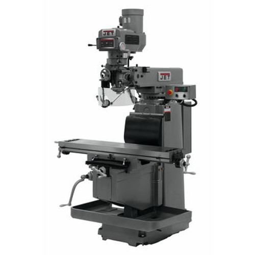 JET JTM-1254RVS Mill With ACU-RITE 303 3-Axis DRO (Knee), X & Y Powerfeeds #698172