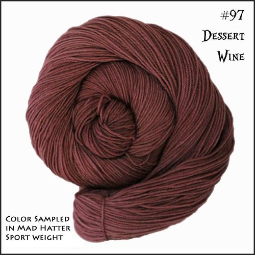 Frabjous Fibers: Wonderland Yarns - March Hare - Dessert Wine 97 Frabjous Fibers: Wonderland Yarns - March Hare - Dessert Wine 97