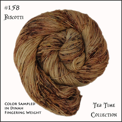 Frabjous Fibers: Wonderland Yarns - Cheshire Cat - Biscotti 158 Frabjous Fibers: Wonderland Yarns - Cheshire Cat - Biscotti 158
