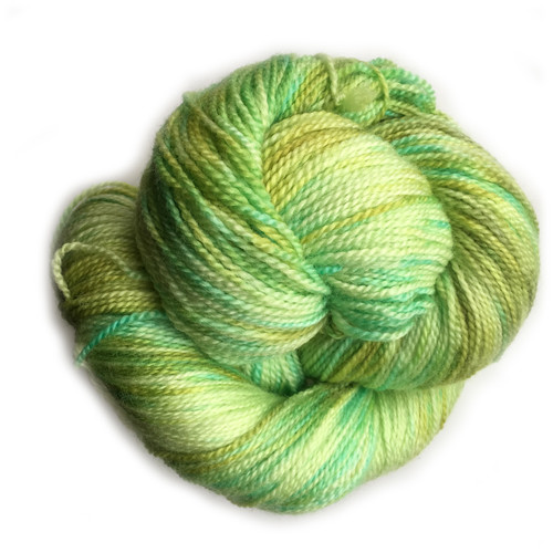 Frabjous Fibers: Wonderland Yarns - Cheshire Cat - Peridot 176 Frabjous Fibers: Wonderland Yarns - Cheshire Cat - Peridot 176