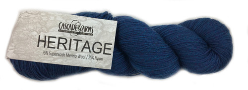 Cascade Heritage Yarn - Lapis Heather 5744 Cascade Heritage Yarn - Lapis Heather 5744
