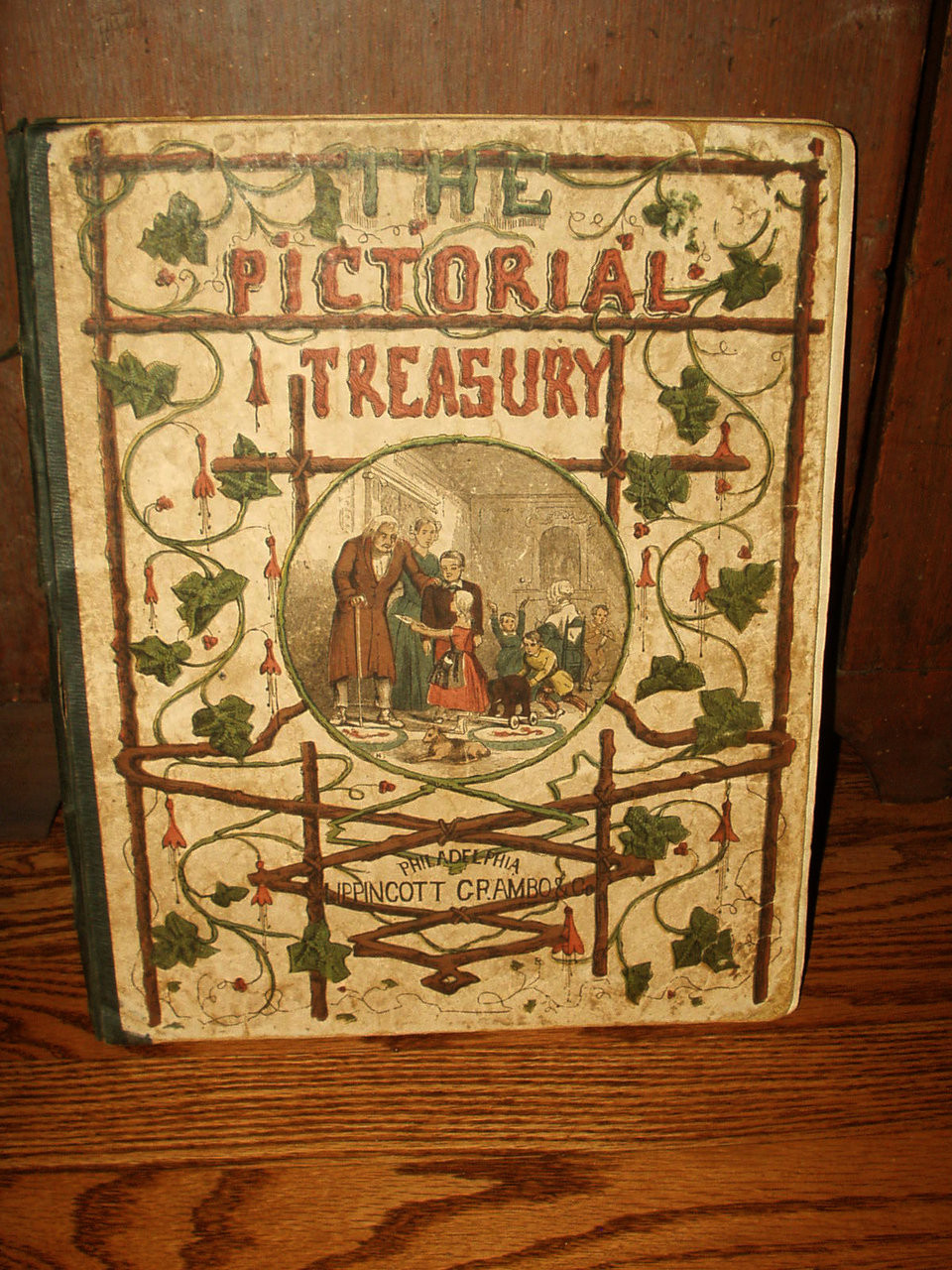 Children Victorian Story Book 1854 Pictorial Treasury Lippincott Grambo ...
