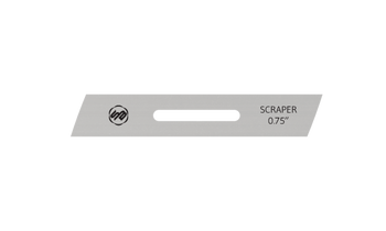 Stuart Batty 3/4 inch Right Skewed Conventional Scraper Blade Stuart Batty 3/4 inch Right Skewed Conventional Scraper Blade