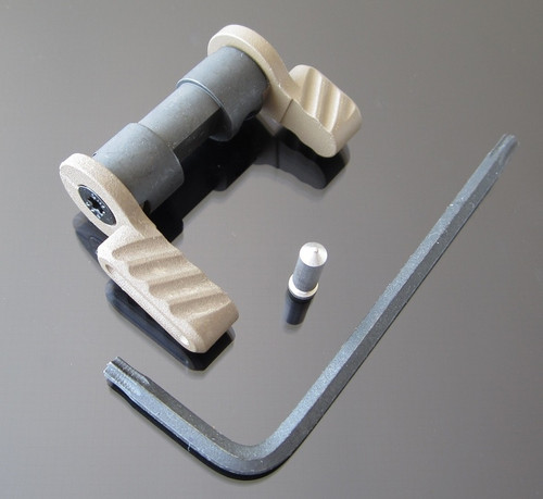 Battle Arms Development, Inc. - Ambidextrous Safety Selector (BAD-ASS), 2 Levers, Semi Auto - FDE
