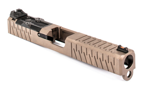 ZEV Z19 ENHANCED SOCOM COMPLETE SLIDE GEN 1-3 GLOCK 19 SLIDE UPGRADE FOR RMR - FDE