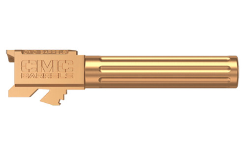 CMC GLOCK 19 BARREL, FLUTED, NON-THREADED (75524) - BRONZE