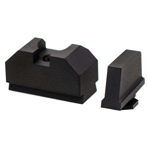 ZEV Glock Sight Set, .300 Black Front, Co-Witness Rear