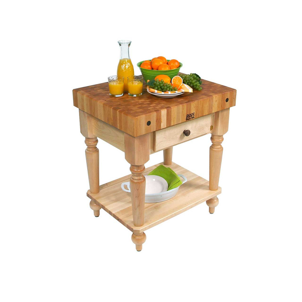 Cuttingboards.net - John Boos Rustica Kitchen Island - 30 ...