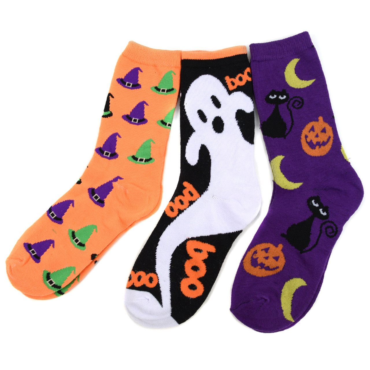 12pairs Halloween Theme Women's Novelty Socks NVS625