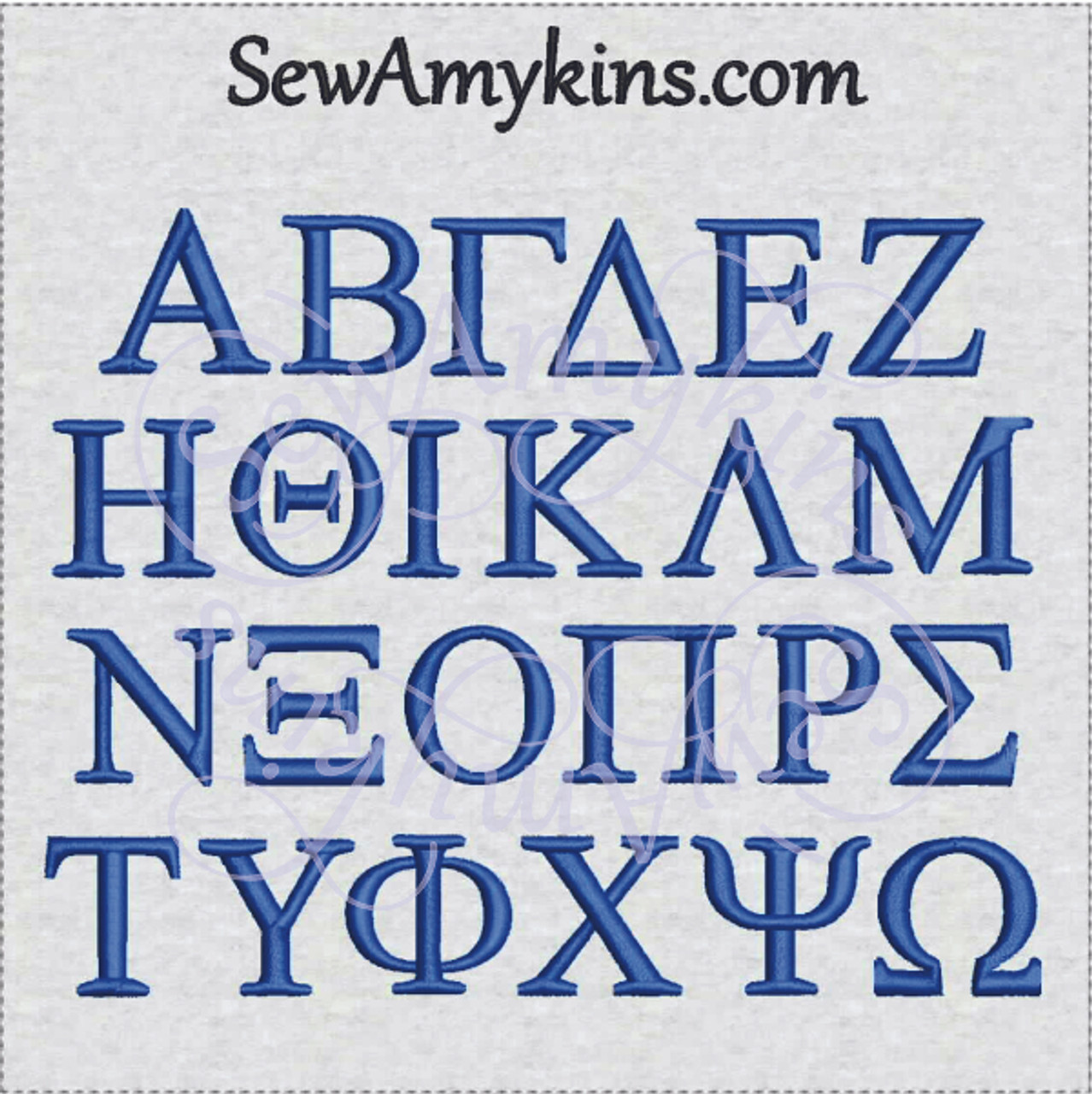 greek letters