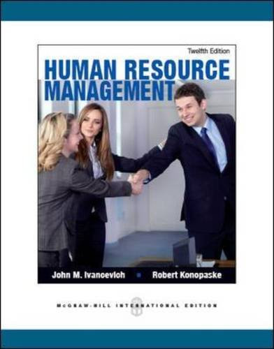 Human Resource Management (12th Edition) Ivancevich IE