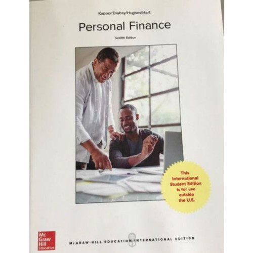 Personal Finance (12th Edition) Kapoor | 9781260083378