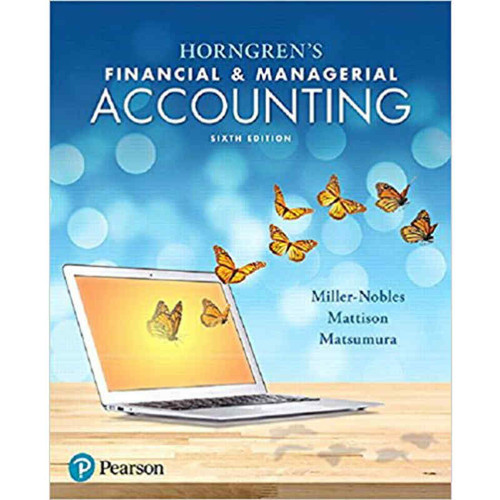 Financial Amp Managerial Accounting 18th Edition Williams
