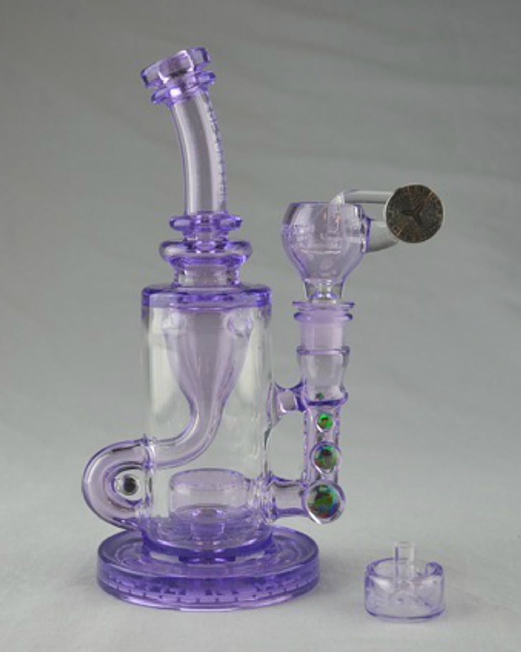 MOTHERSHIP - Purple Rain Klein Recycler w/ 7 Opals, Matching Quartz ...