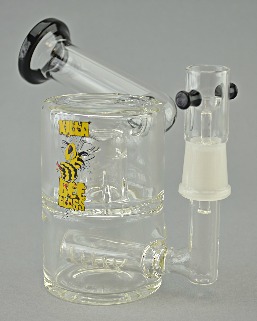KILLA BEE - Sidecar Dab Rig w/ 18mm Dome & Quartz Nail - The Dab Lab