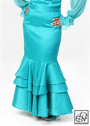 TAWNI HAYNES TIERED EVENING SKIRT