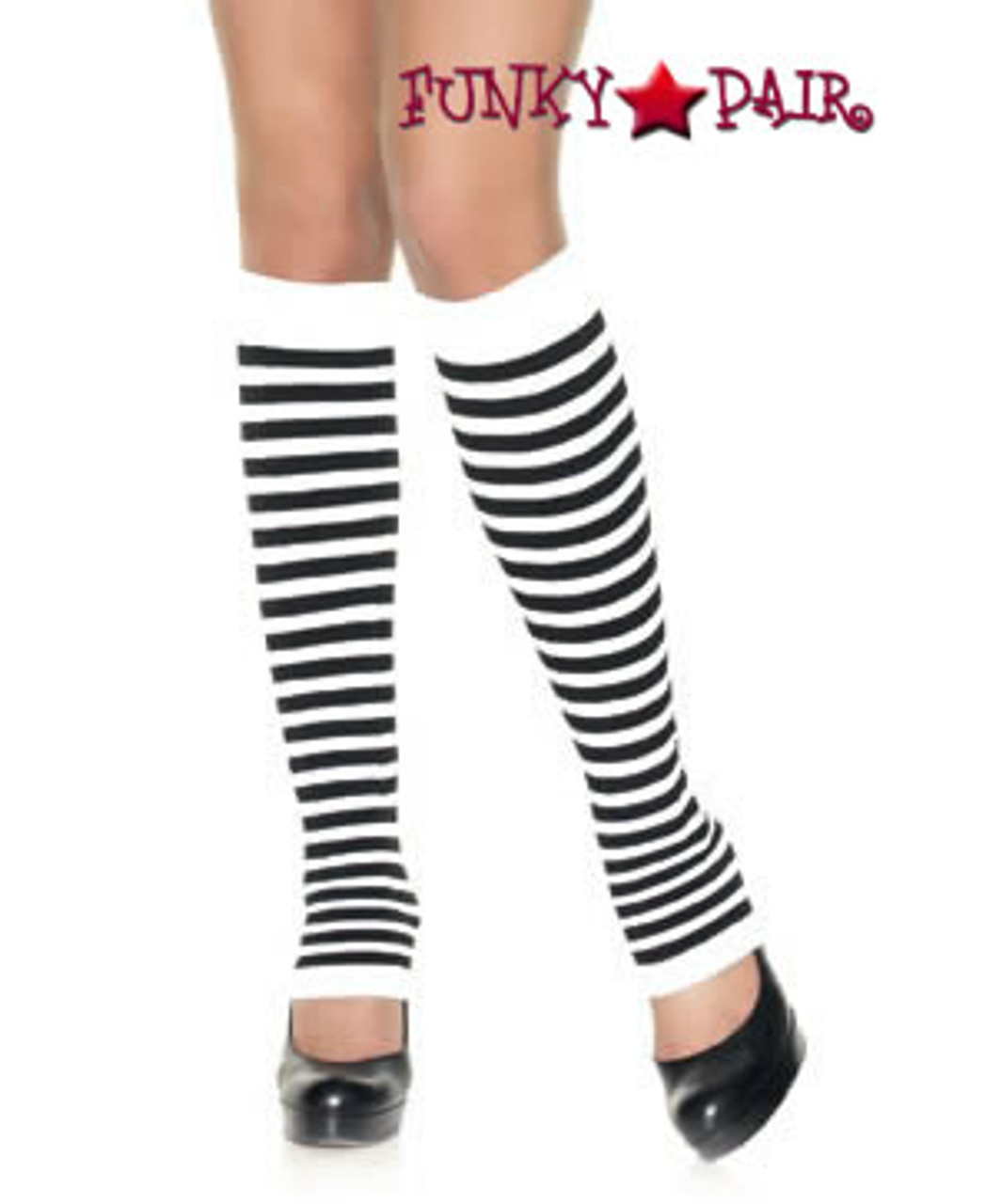 Leg Avenue La 3908 Opaque Striped Leg Warmers