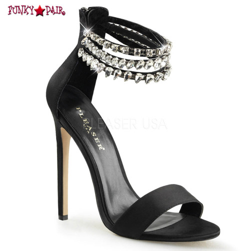 Sexy-18, 5 Inch, Stiletto Heel, Rhinestones Ankle Strap Sandal Sexy-18, 5 Inch, Stiletto Heel, Rhinestones Ankle Strap Sandal