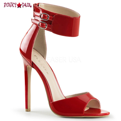 Sexy-19. 5 Inch, stiletto Heel, Dual Buckled Ankle Strap Sandal Sexy-19. 5 Inch, stiletto Heel, Dual Buckled Ankle Strap Sandal