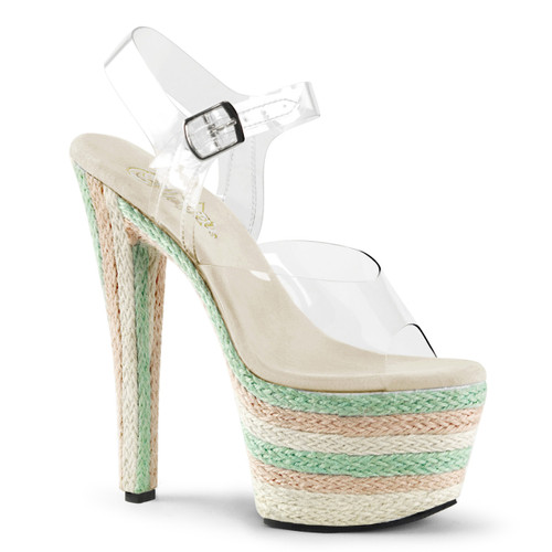 Sky-308ESP, 7 Inch High Heel Espadrille Platform Sandal Sky-308ESP, 7 Inch High Heel Espadrille Platform Sandal