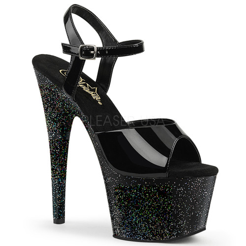 Adore-709MG, 7 Inch High Heel Sandal with Mini Glitters on Platform Adore-709MG, 7 Inch High Heel Sandal with Mini Glitters on Platform