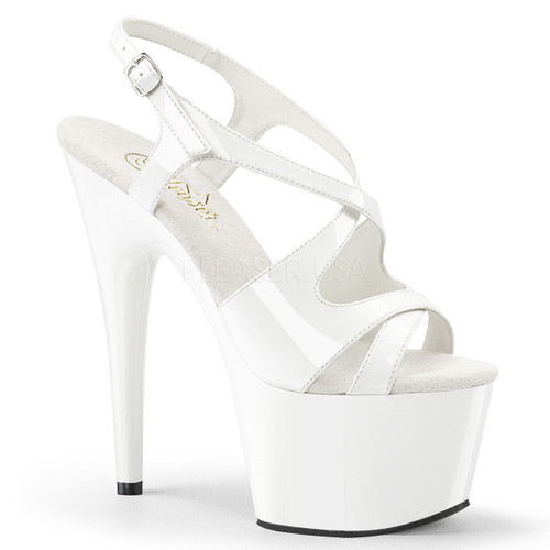 Adore-730, 7 Inch High Heel Criss Cross Slingback Sandal Adore-730, 7 Inch High Heel Criss Cross Slingback Sandal