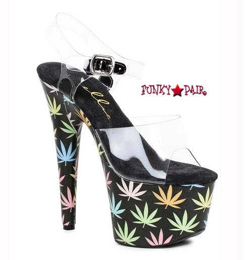 709-Chronic, 7 Inch with Leaf Accent on Platform 709-Chronic, 7 Inch with Leaf Accent on Platform