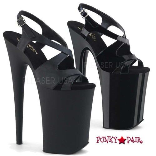 Infinity-930, 9 Inch High Heel Criss Cross Sling Back Platform Sandal Infinity-930, 9 Inch High Heel Criss Cross Sling Back Platform Sandal