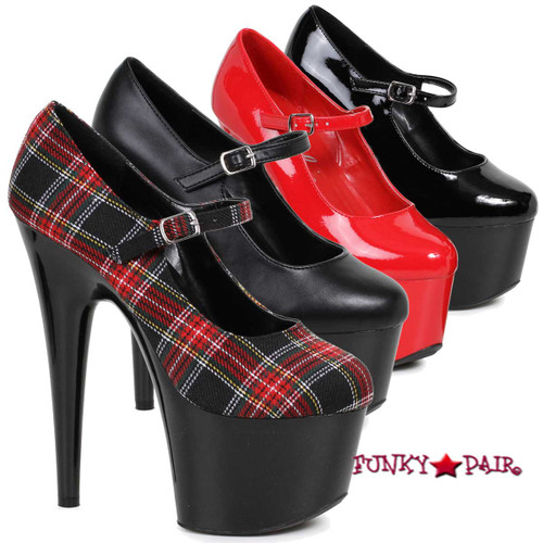 Hooker Shoes by Ellie
709-DOM, 7 Inch Stiletto Heel Mary jane Shoes Hooker Shoes by Ellie
709-DOM, 7 Inch Stiletto Heel Mary jane Shoes