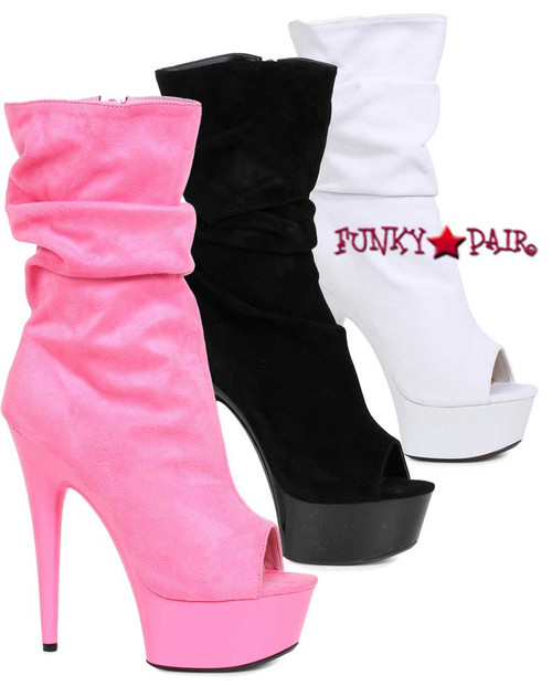 609-Scrunch, 6 Inch Mid-Calf Scrunch Boots 609-Scrunch, 6 Inch Mid-Calf Scrunch Boots