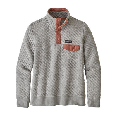 W's Organic Cotton Quilt Snap-T P/O Drifter Grey