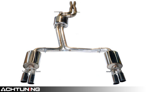 AWE Tuning 3015-43028 Catback Quad Tip Touring Exhaust Audi B8 S5 4.2L