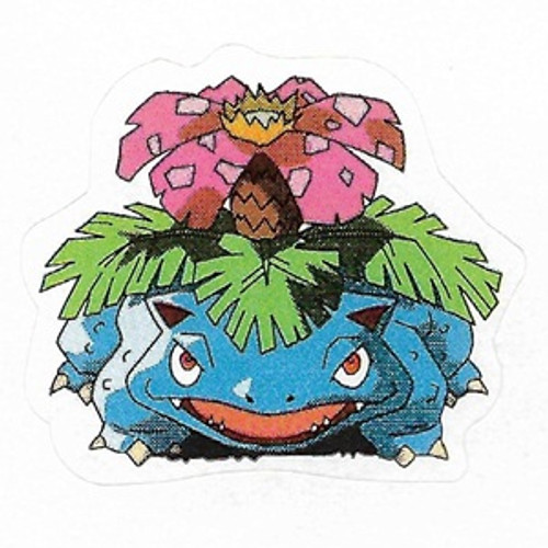 Pokemon Venusaur small sticker 5206-003 Pokemon Venusaur small sticker 5206-003