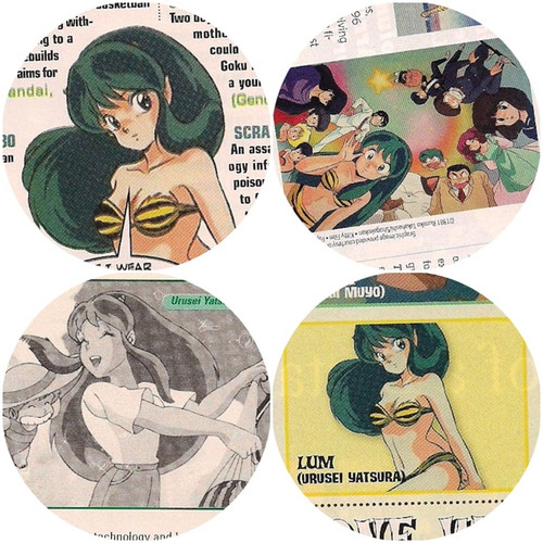 Urusei Yatsura Lum - Custom Buttons & Key Chains Urusei Yatsura Lum - Custom Buttons & Key Chains