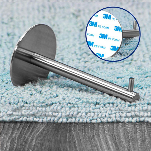 Adhesive Wall Mount Toilet Paper Holder - Angle Adhesive Wall Mount Toilet Paper Holder - Angle