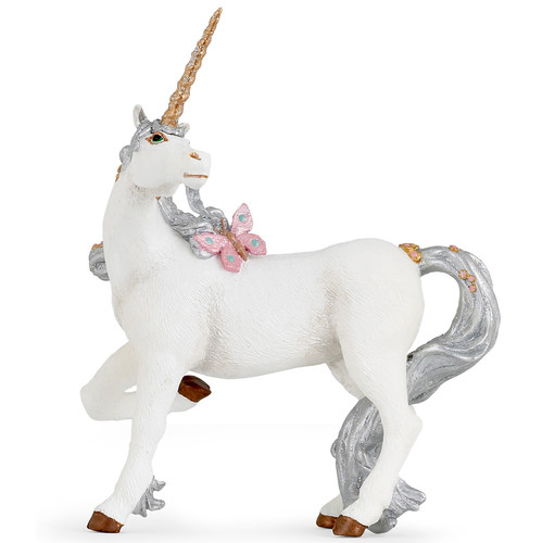 Silver Unicorn Papo